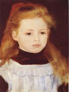 Pierre Renoir Little Girl in a White Apron France oil painting artist